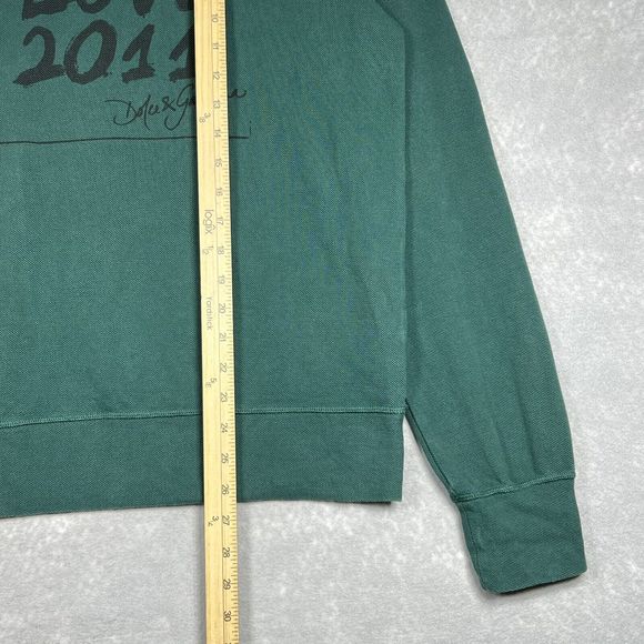 DOLCE & GABBANA LOVE SWEATER 2011 COLLECTION WOMEN’S SIZE: 50 GREEN LONG SLEEVE - Picture 5 of 10